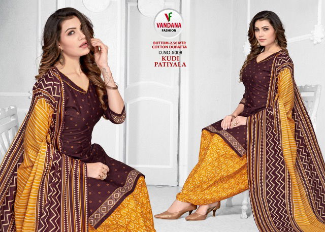 Vandana Kudi Patiyala 5 Casual Wear Heavy Wholesale Dress Material Collection